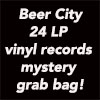 Beer City - 24 LP vinyl records - mystery grab bag!